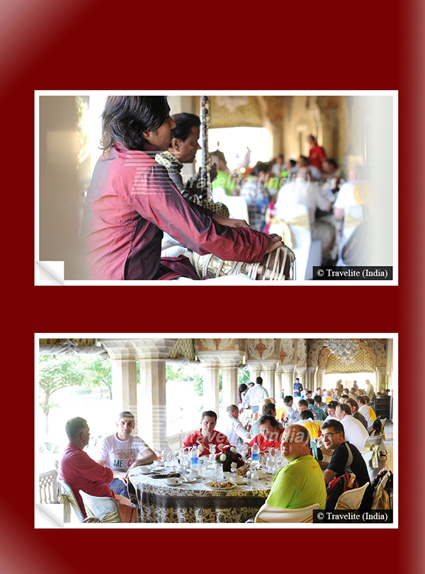Lunch organized at the beautiful veranda at Chandra Mahal in City Palace, Jaipur pic-04