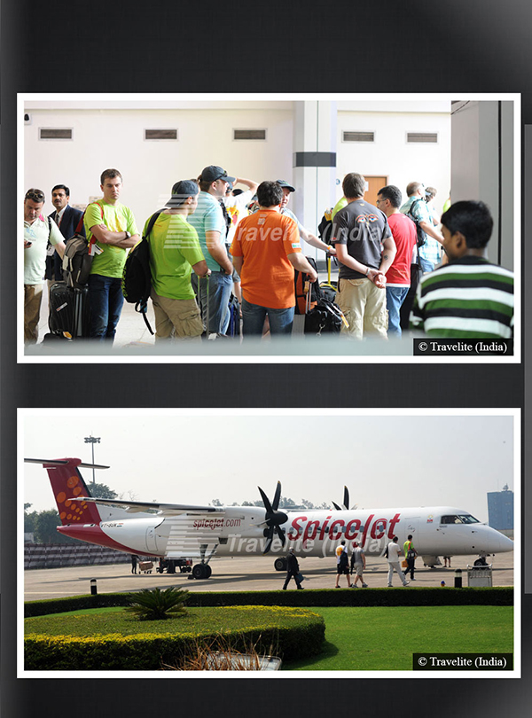 Group arrival at airport pic-01